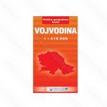 Karta Vojvodine-Vajdasag fizičko-geografska - IS